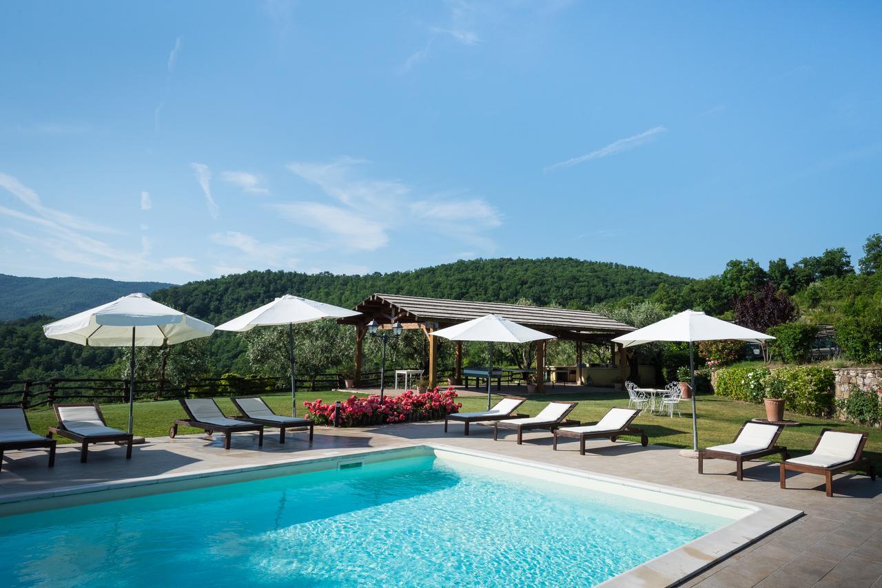 Poggio A Poppi Villa Bagian luar foto